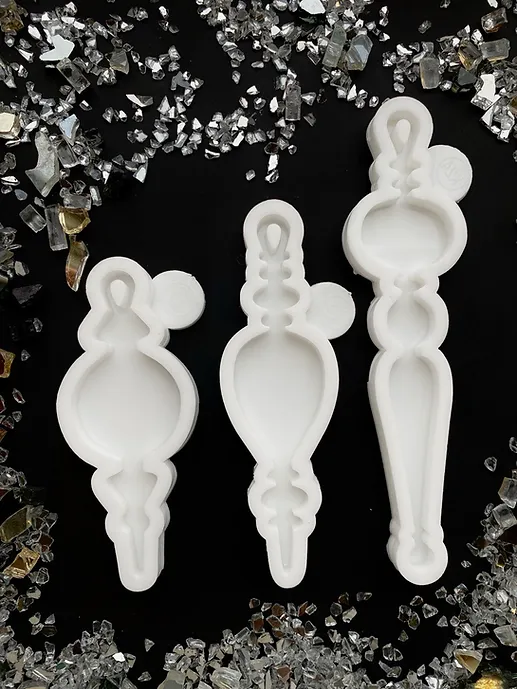 Set of 3 molds K22, K23 and K24 "Retro Xmas toys"