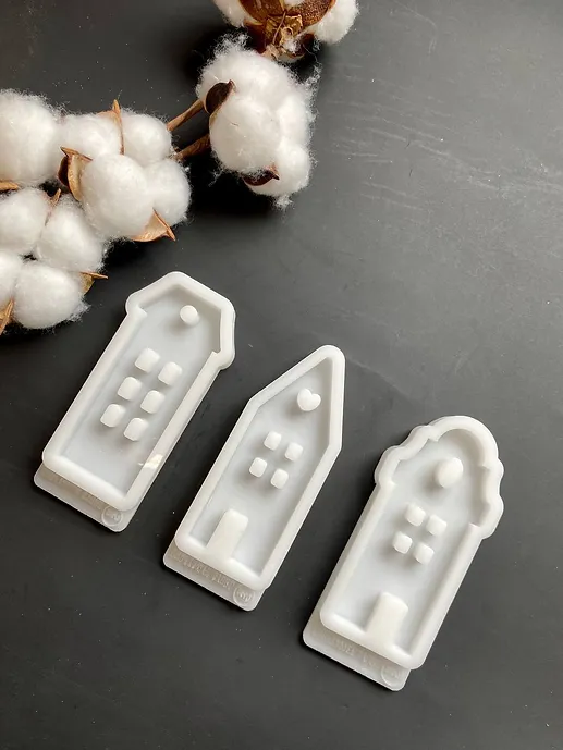 Set of 3 molds "Dutch Houses" (№294)