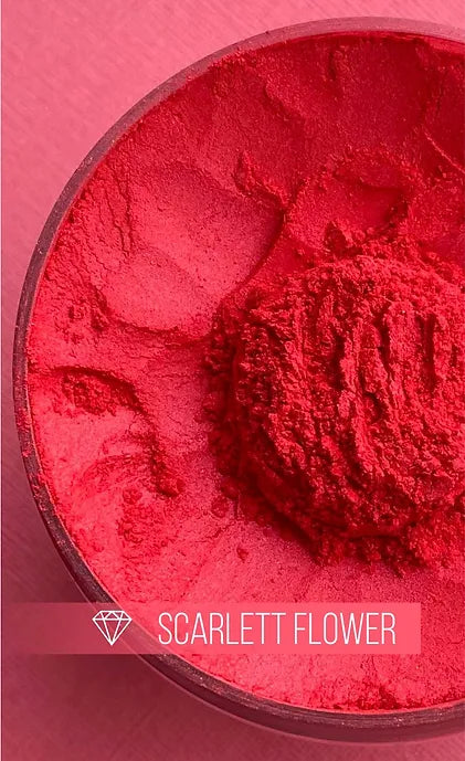 Craft pigment, Scarlett Flower