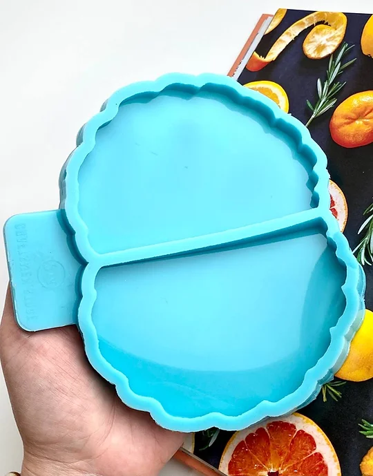 Model №314 Silicone mold Napkin holder, "Geode", 14*16,5cm