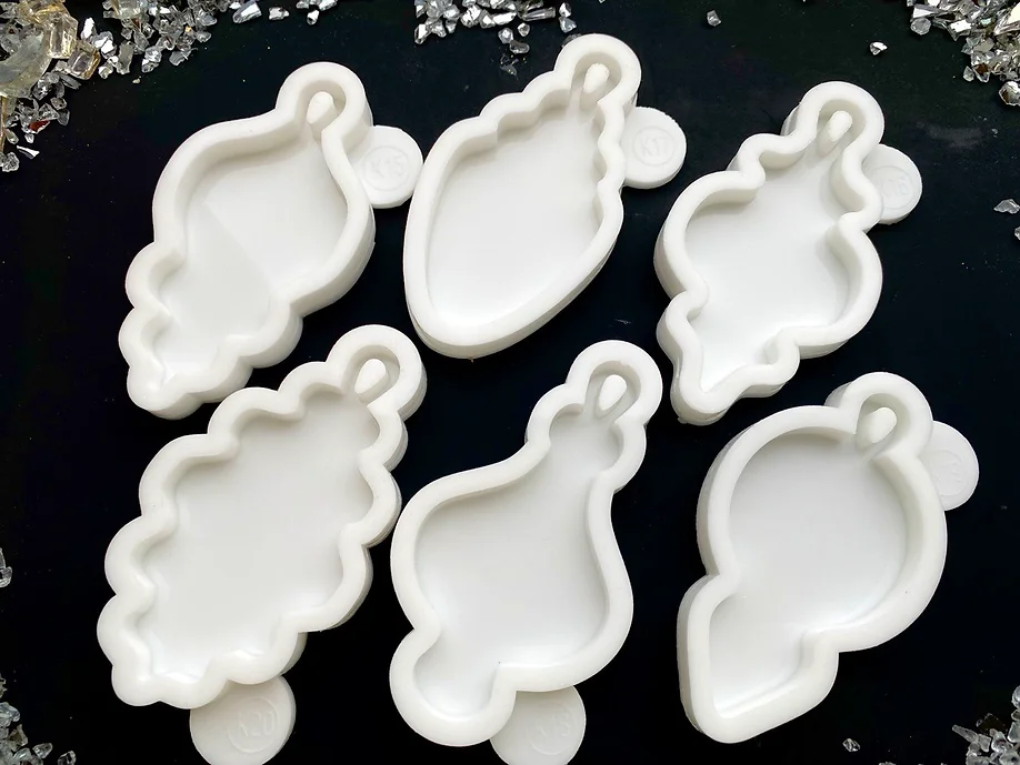 Set of 6 molds K-15, K-16, K-17, K-18, K-19 and K-20 "Retro Xmas toys"