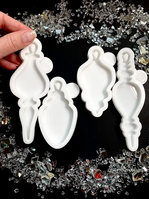 Set of 4 molds K15, K17, K21, K23 "Retro Xmas toys"