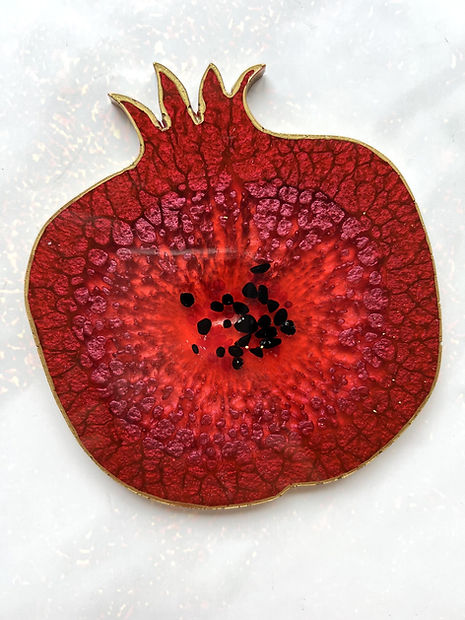 Model No. 249 silicone mold cup holder "Pomegranat"