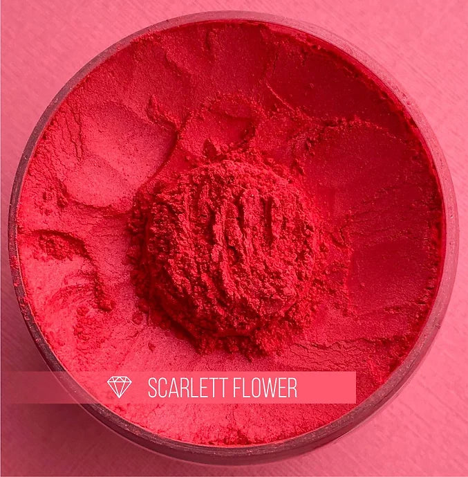 Craft pigment, Scarlett Flower