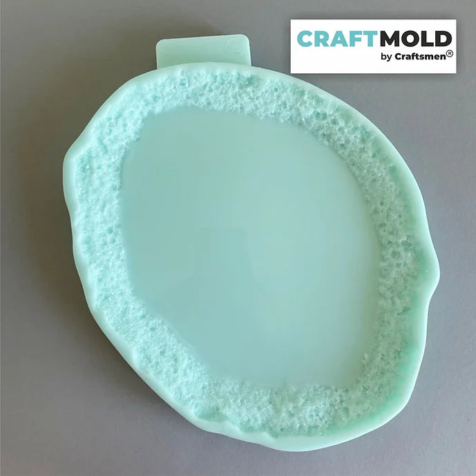 Druzy style Tray & Stand mold No. D_07