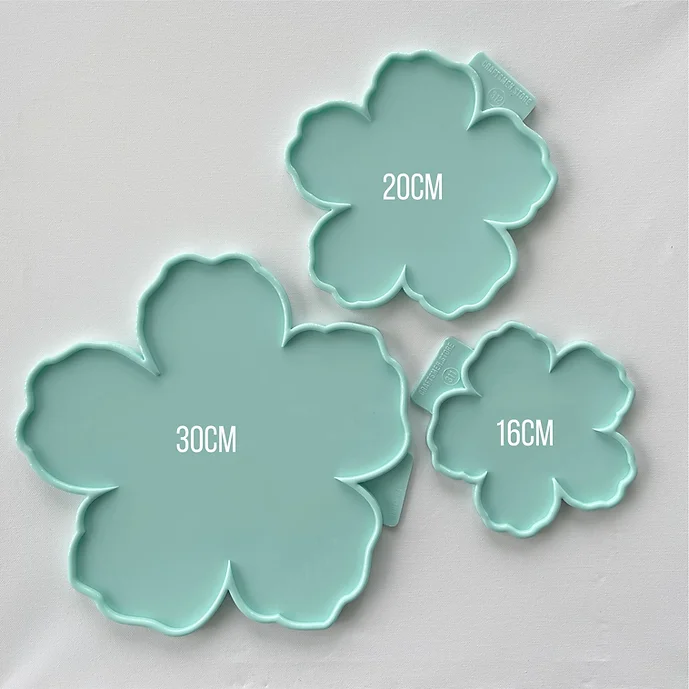 Set of silicone molds "Hibiscus Flower", 3pcs/set (№310; №311; №312)