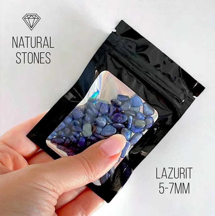 Lazurit, natural stones, 5-7mm / 30gr.