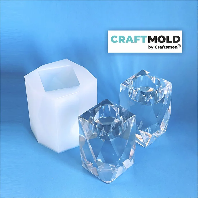 Diamond Candle Holder Molds No. C_01