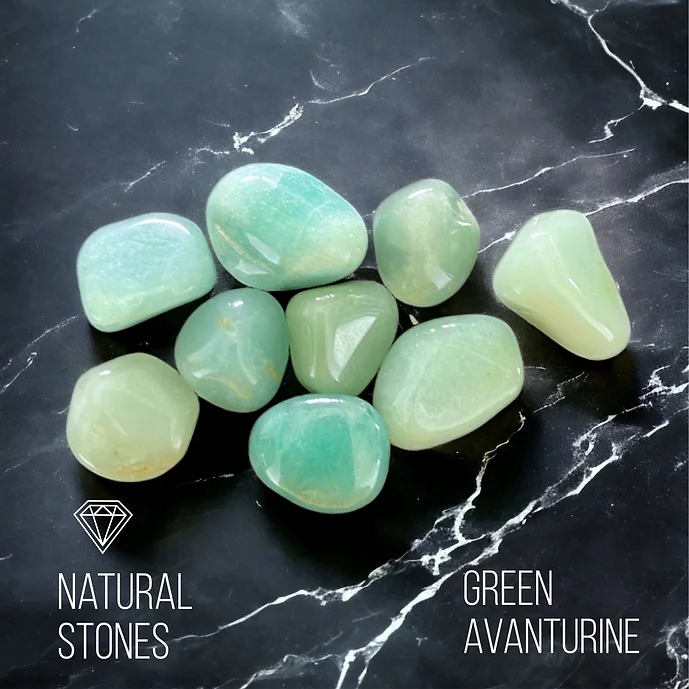 Green Avanturine, natural stones, 10-20mm / 30gr.