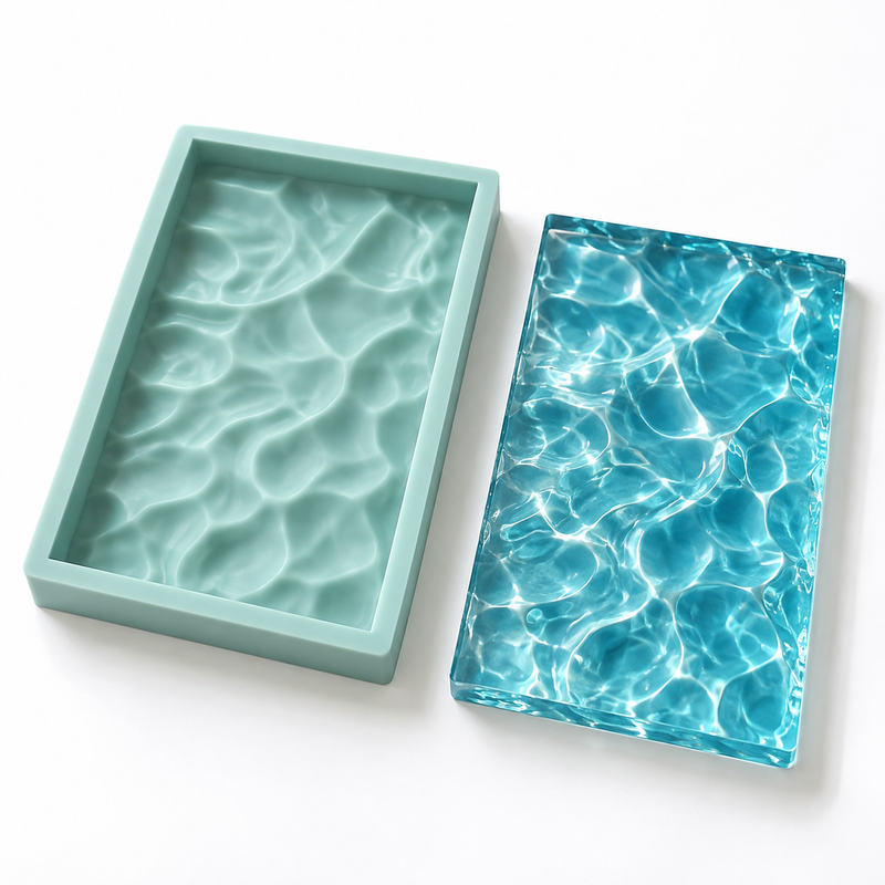 Water Ripple Silicone Mold 30 × 40 cm