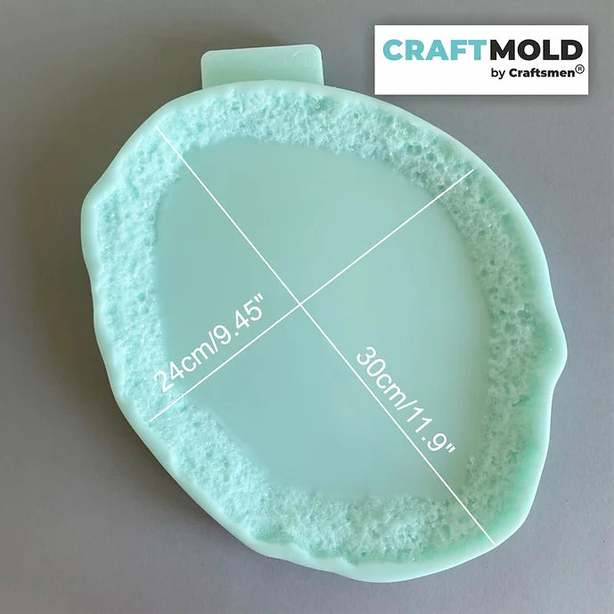 Druzy style Tray & Stand mold No. D_07