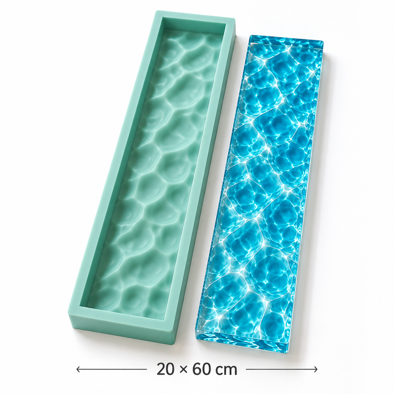 Water Ripple Silicone Mold 20 × 60 cm