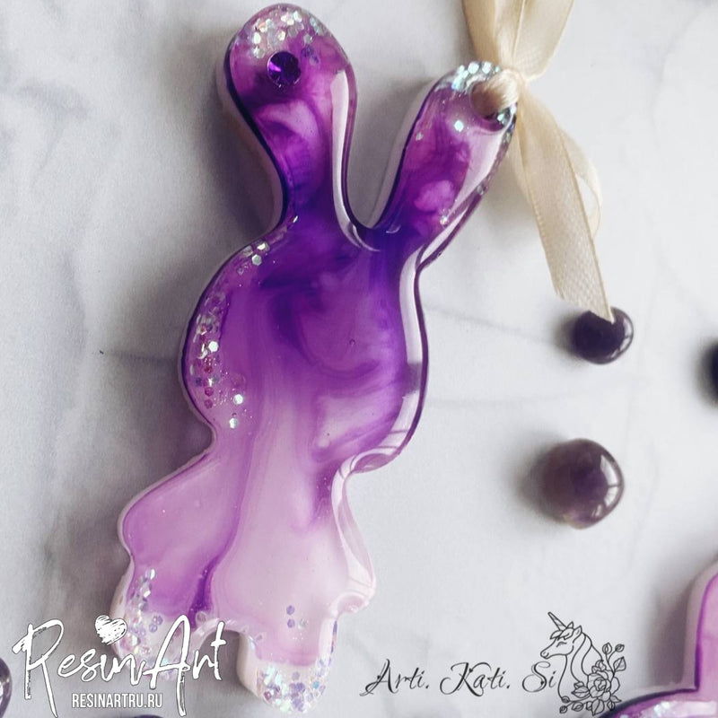 Christmas tree toy Bunny - Silicone mold