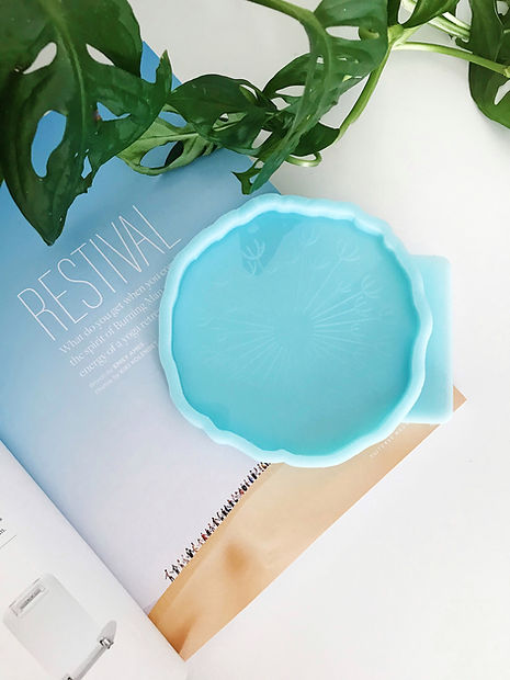 Молд №62 Силиконовая форма-подстаканник "Одуванчик", 12*12см