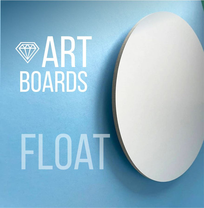 Ink Art & Resin Art Premium Boards Float Circle on the frame