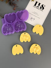 B92 Mold for keychains, brooches and decorations flowers Tulips – image 4