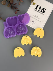 B92 Mold for keychains, brooches and decorations flowers Tulips – image 2