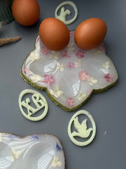 X07 Mold silicone Easter egg cup Flower – image 6