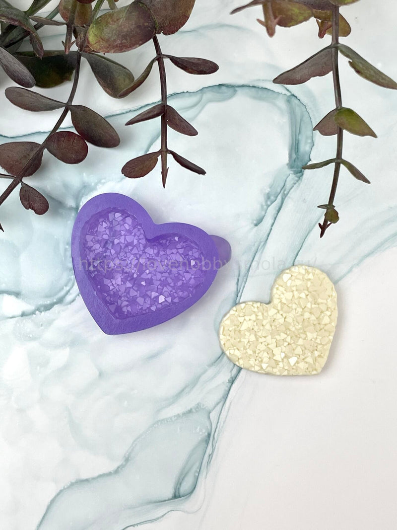 B01 Mini heart shaped silicone mold for epoxy resin – image 4
