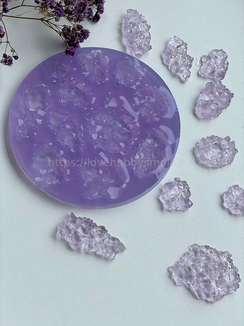 AS14 Silicone mold in the form of "druze fragments" – image 4