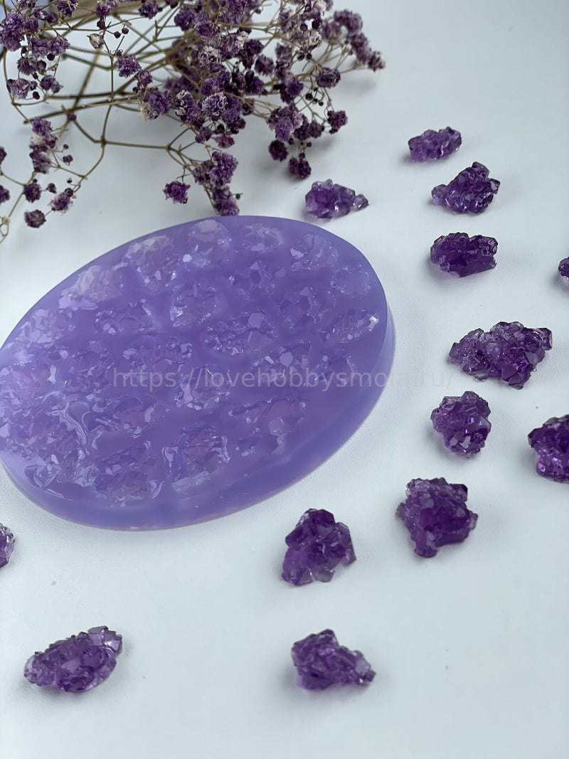 AC13 Silicone mold in the form of Amethyst scattering – image 3