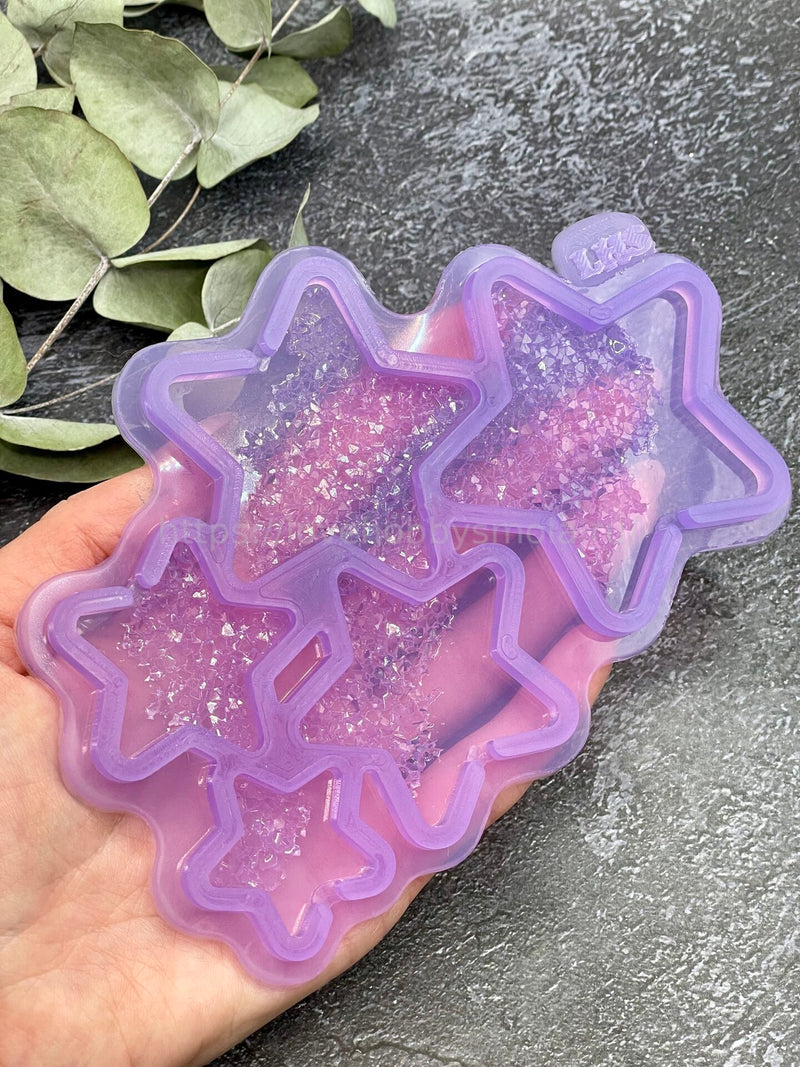 F15 confectionery mold for chocolate and candy in the shape of a Star – image 4