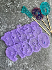 F13 confectionery mold for chocolate and candies in the shape of numbers – image 1