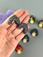 AC30 Mold for jewelry hairpins and earrings Kokoshnikki – image 10