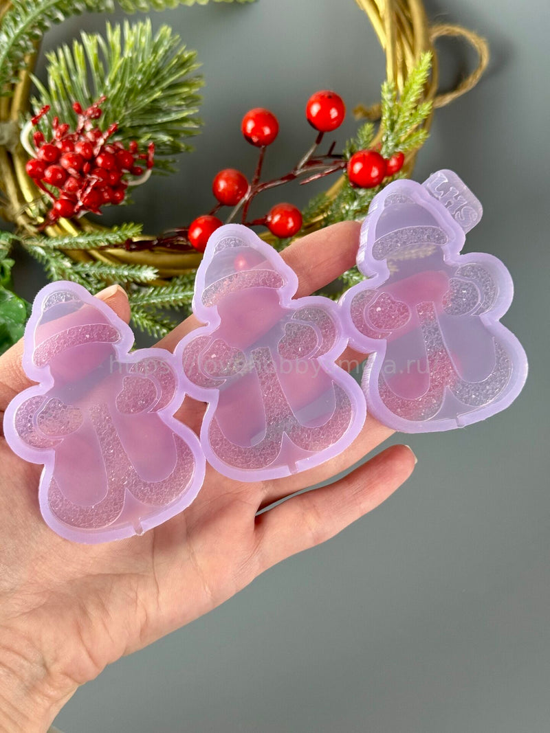 F21 Confectionery mold for chocolate and candy Santa Claus – image 2