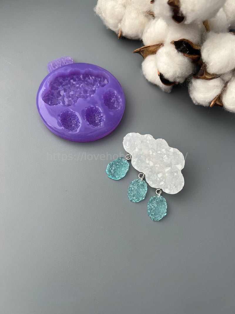 B25 Cloud shaped silicone mold – image 4