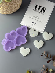 B62 Mold for keychains and brooches Heart set 4 pcs – image 7