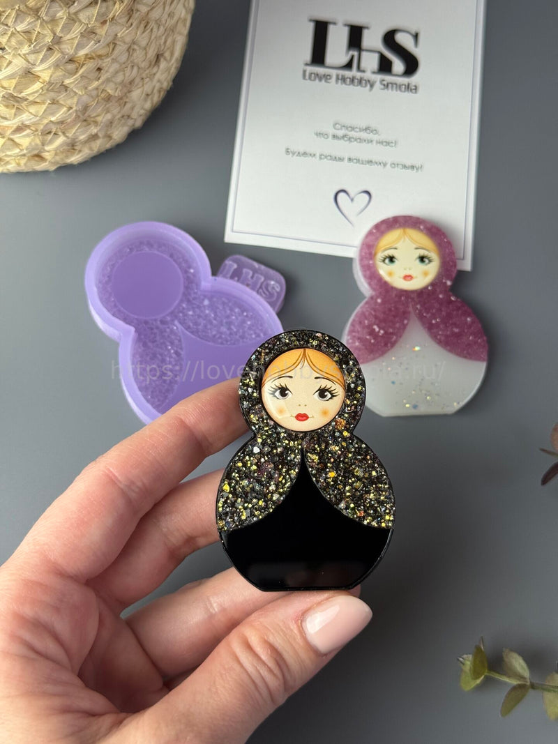 B61 Silicone Mold Matryoshka – image 6