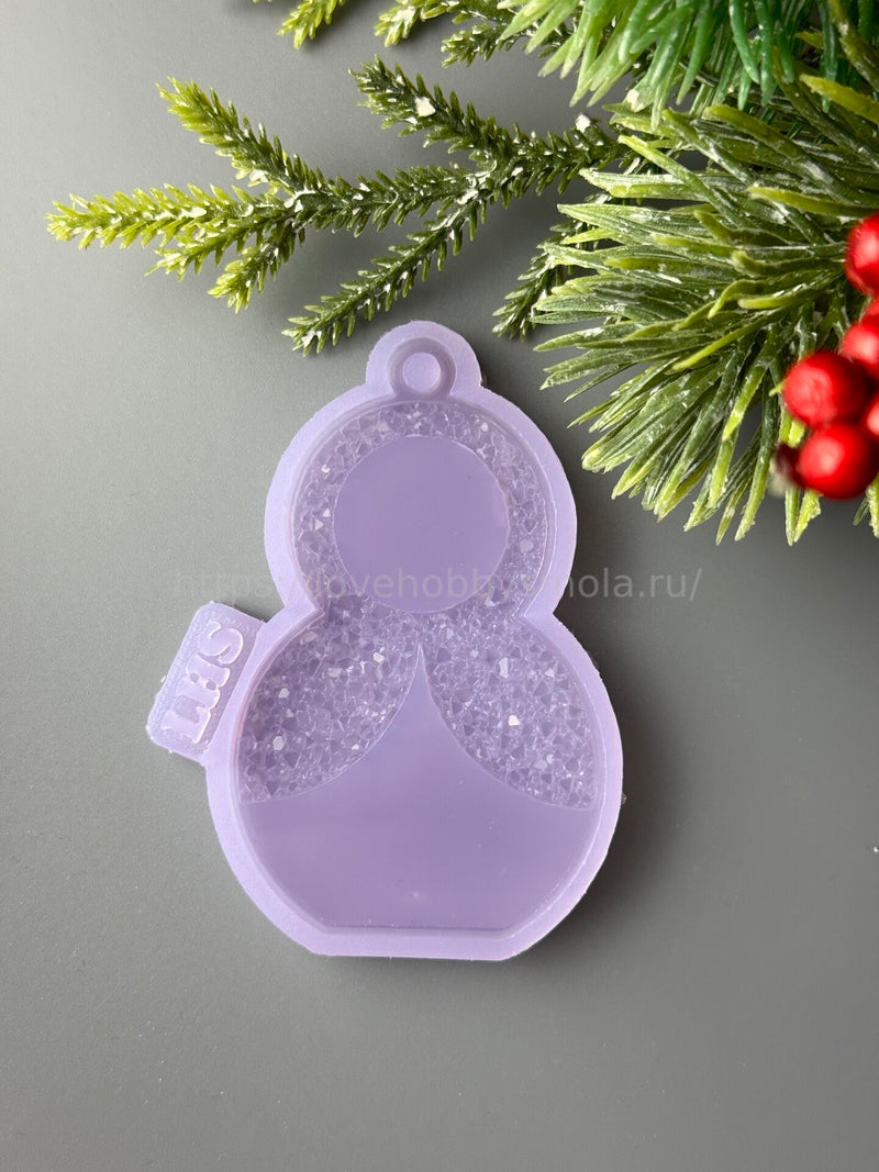 MC86 Mold for New Year's toys Matryoshka in a scarf – image 5