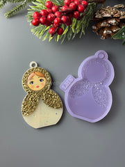 MC86 Mold for New Year's toys Matryoshka in a scarf – image 4