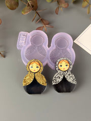 B66 Silicone Mold Matryoshka mini 2 pcs – image 6