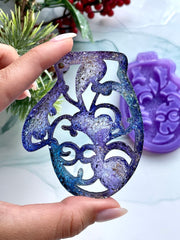 MC48 Silicone mold in the form of "Mitten with monograms" – image 5
