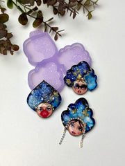 B43 mold for epoxy resin in the form of kokoshniki 3 pcs. – image 3
