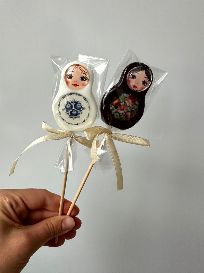 F05 confectionery mold for isomalt and chocolate in the form of Matryoshka – image 4