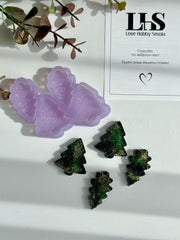 B46 Mold for resin in the shape of a Christmas tree and an oak leaf – image 2