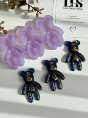 F17 Silicone mold in the shape of a Bear 3pcs – image 2