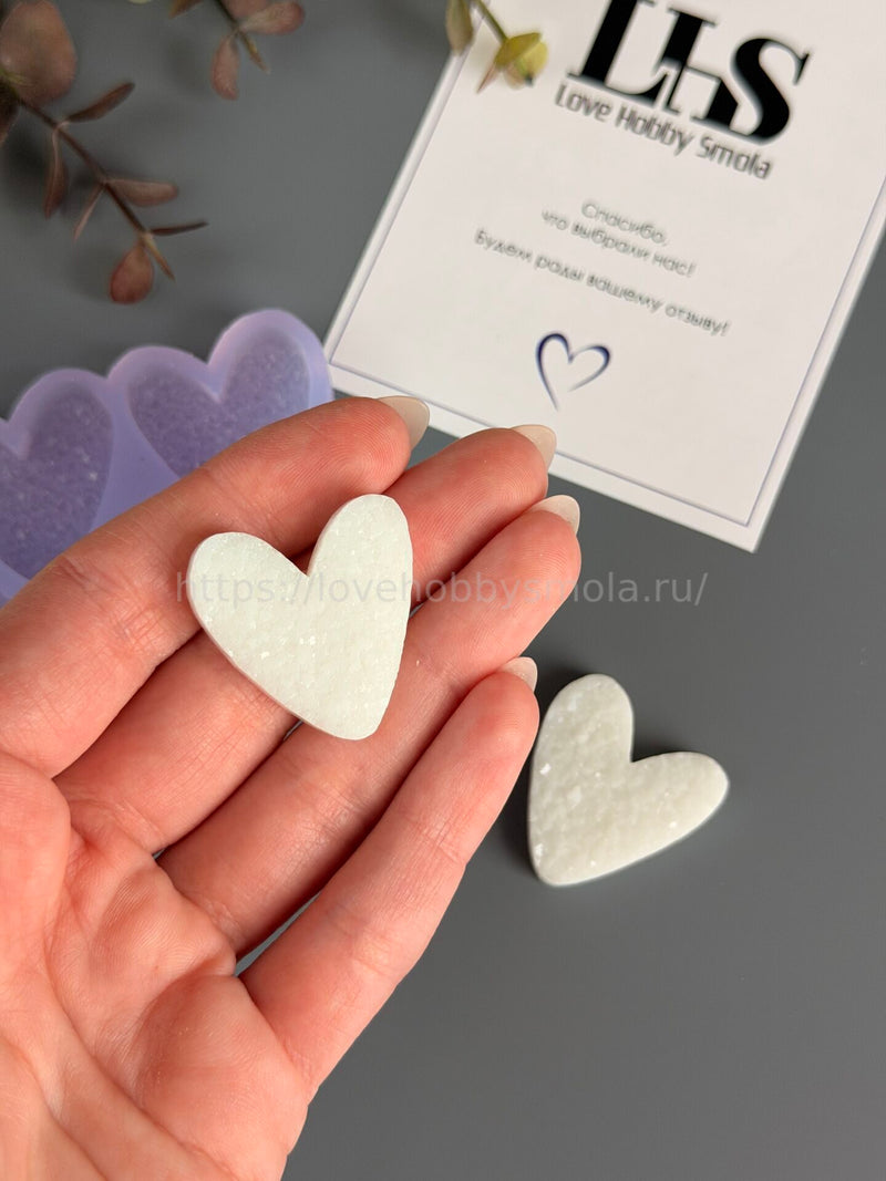 B71 Mold for keychains and brooches Tilda Heart set 4 pcs – image 2