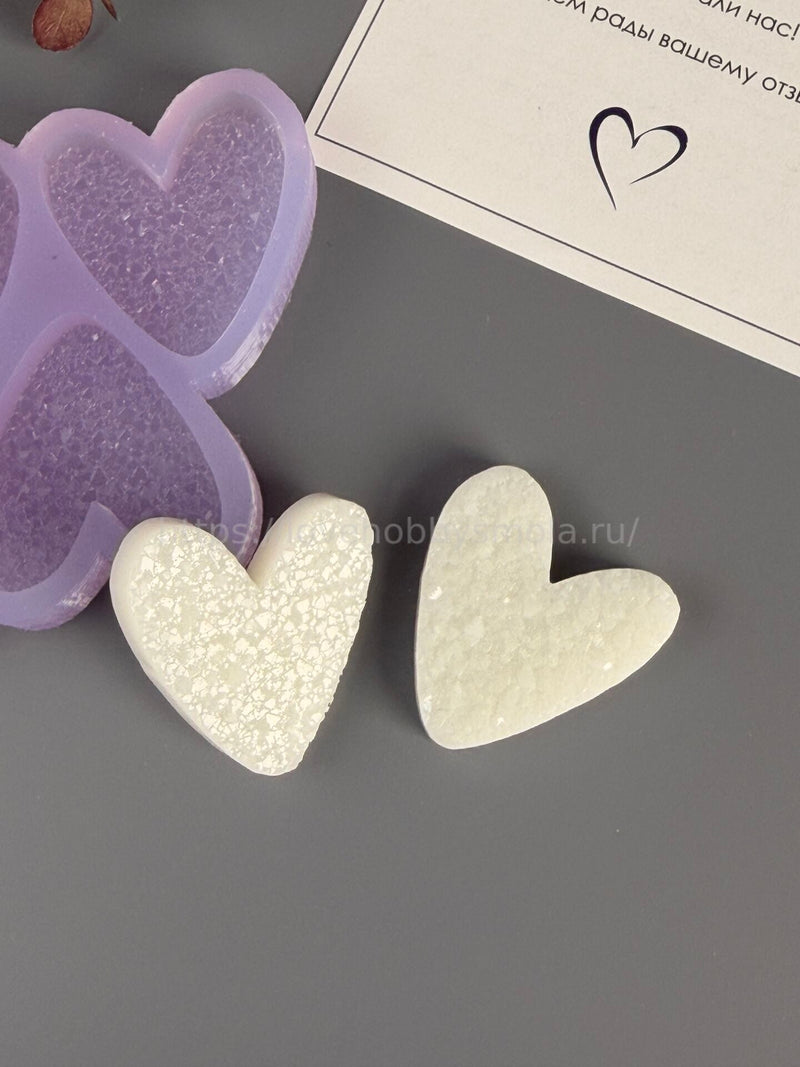 B71 Mold for keychains and brooches Tilda Heart set 4 pcs – image 4