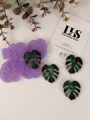 B69 Mold for keychains and brooches Monstera leaves 4 pcs – image 4