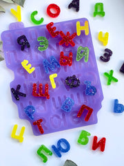 AC21 confectionery mold for chocolate and lollipops in the shape of a letter – image 3