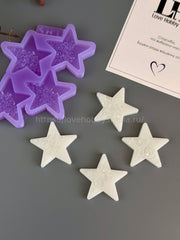 B83 Mold for keychains, brooches and jewelry Stars 4 pcs – image 2