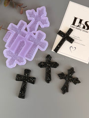 B86 Mold for keychains, brooches and Crosses jewelry – image 4