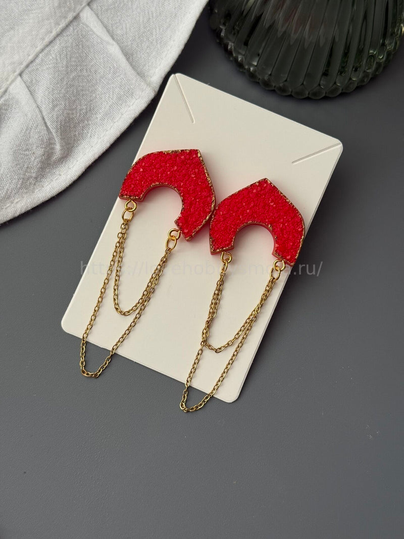 AC31 Mold for jewelry hairpins and earrings Kokoshniks 4 pcs – image 4