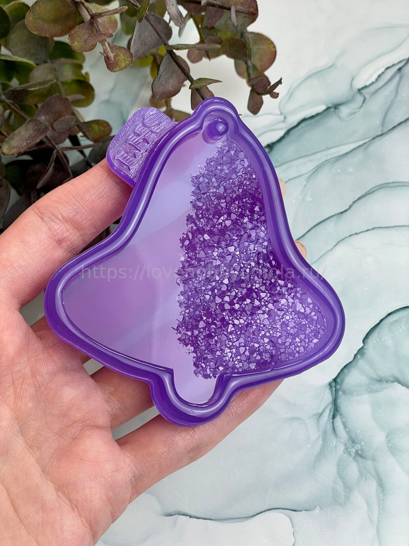 HN-13 Silicone mold in the shape of a bell Christmas tree toy – image 2