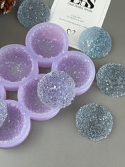 MC80 Silicone mold for resin in the shape of Hemispheres 6 pieces – image 8