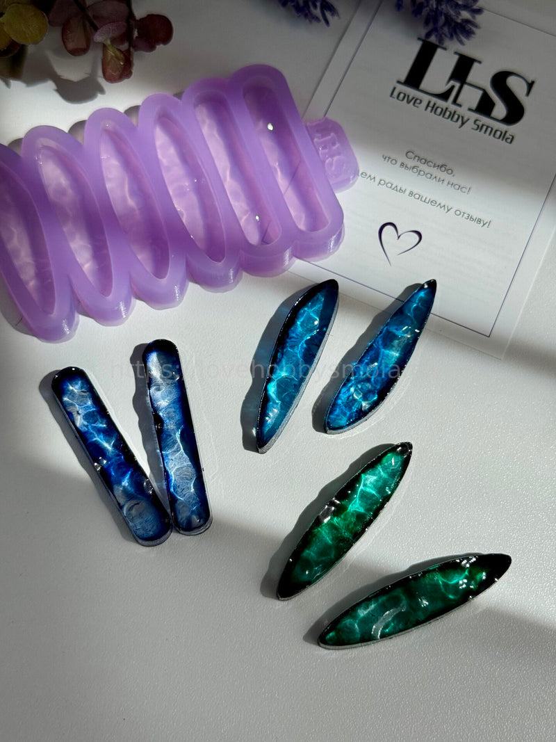 AC27 Mold for jewelry hairpins and earrings – image 2
